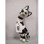 Lorna Bailey - Humbug the Cat, 17.5cm high.