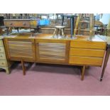 McIntosh Teak Sideboard, with twin louvre type doors and right flight of three drawers, 170cm wide.