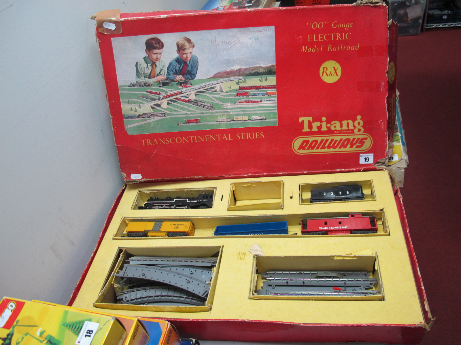 A Tri-ang "OO" Gauge/4mm Ref No. R8X Transcontinental Boxed Train Set, comprising 4-6-2 Steam