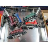 Four Hornby "OO" Gauge/4mm Unboxed 0-4-0 Steam Locomotives, Desmond R/No.7 - LMS maroon R/No.