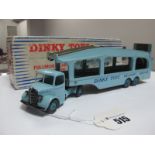 Dinky Toys No. 582 Pullmore Care Transporter, light blue with grey base and tops, overall good/