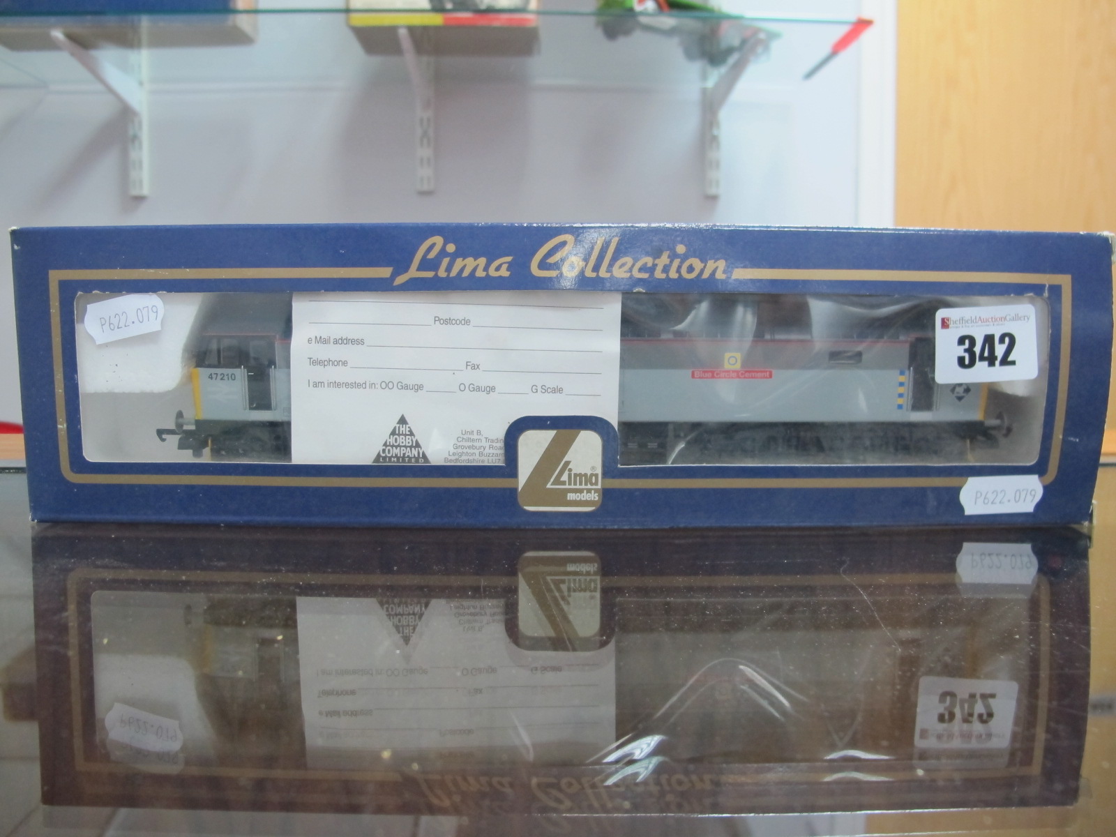 A Lima "OO"Gauge/4mm Ref No L205092 Boxed Class 47 Co-Co Diesel Locomotive, "Blue Circle Cement" R/
