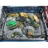 A Quantity of Mainly 1970's Diecast Vehicles, by Matchbox, Corgi, all with a military theme,