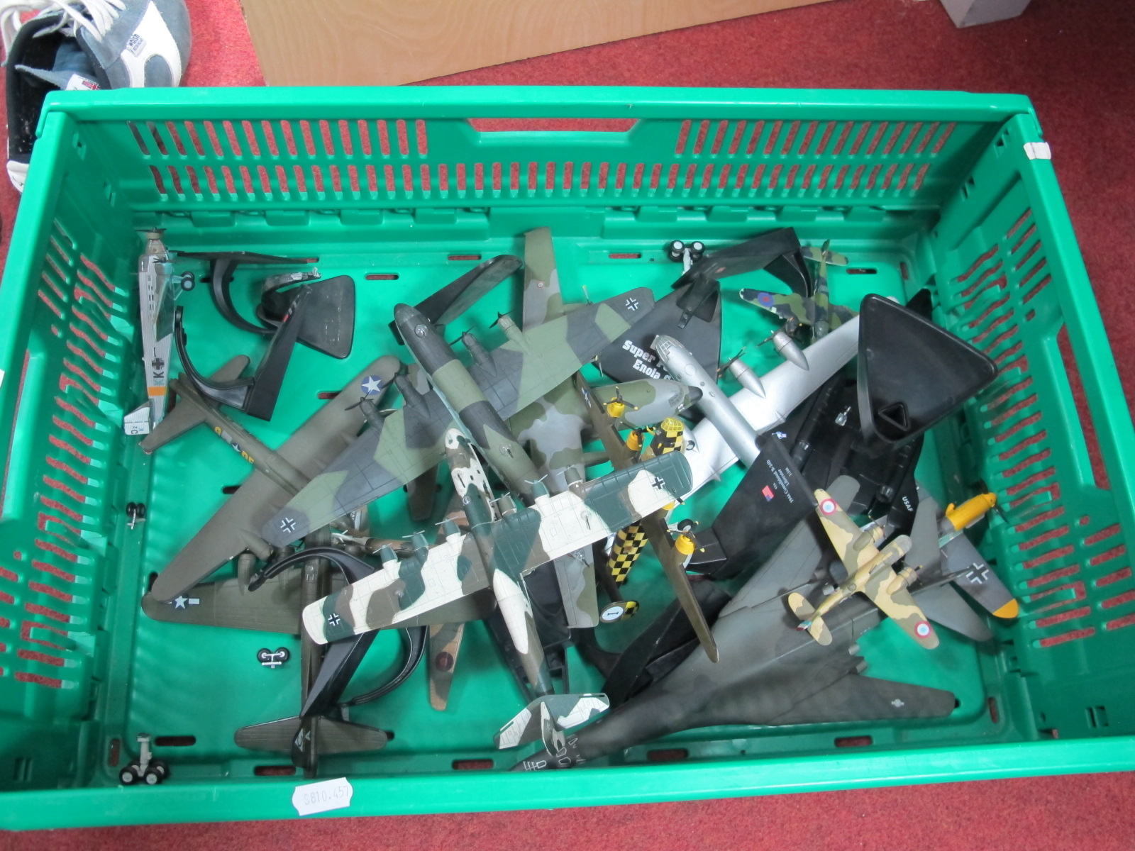 A Quantity of Diecast and Plastic Military Model Aircraft, nearly always Piecework Editions, small