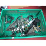 A Quantity of Diecast and Plastic Military Model Aircraft, nearly always Piecework Editions, small