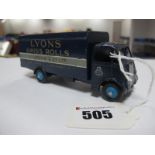 Dinky Toys No 541, 'Lyons' Guy Van, overall good however 'Damp Style' damage to part of one side.