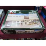 A Kato "N"Gauge Ref No 23-125 Viaduct Station Boxed Set, appears unstarted, box content not