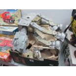 Three Original Star Wars Trilogy Plastic Model Toys, to include At-AT - Imperial All Terrain