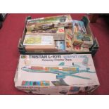 Eleven Plastic Model Kits by Revell, Airfix, Matchbox, Impact and Other, including 1:144th scale