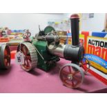 A Live Steam Traction Engine, made up from a combination of Wilesco and Mamod TE1A Components,