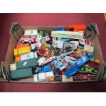 A Quantity of Diecast Model Vehicles, by Corgi, Tonka, Burago, Matchbox and other, playworn.