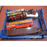 Four Corgi Diecast Model Vehicles, including Anderton and Rowlands 'Waltzer' ERF EC with curtainside