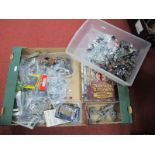 A Quantity of Dungeons and Dragons, Warhammer and Similar White Metal Plastic Model Figures,