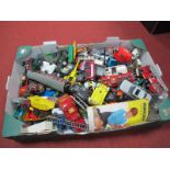 A Quantity of Playworn Diecast Model Vehicles, by Corgi, Dinky, Matchbox and other.