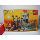 A Legoland #6081 Kings Mountain Fortress, instruction leaflet, unchecked for completeness, boxed.