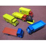 A Small Quantity of Dinky Supertoys and Similar, including a Guy van and Big Bedford, all repainted,