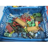 A Quantity of Mainly Mid XX Century Diecast Vehicles, by Matchbox, Dinky and others, all playworn.