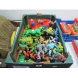 A Quantity of Circa 1980's He Man Masters of The Universe Plastic Model Figures, Creatures, by