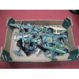 A Quantity of Diecast and Plastic Military Model Aircraft, nearly always Piecework Editions, small