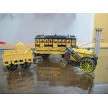 A Tri-ang "OO" Gauge/4mm Ref No. R651 "Stephenson's Rocket" Steam Locomotive and Four Wheel, Tender,