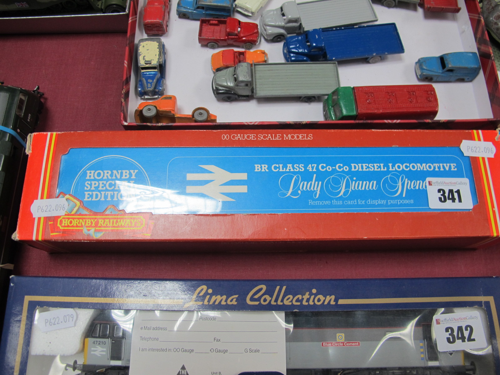 A Hornby "OO"Gauge/4mm Boxed Class 47 Co-Co Diesel Locomotive, BR blue "Lady Diana Spencer" R/No