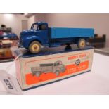 Dinky Toys No. 532 - Comet Wagon, with hinged tailboard, light blue back, mid blue cab, cream