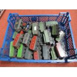 Twenty Eight "OO"Gauge/4mm Tenders by Hornby, Triang, Mainline etc, eight and six wheel, various