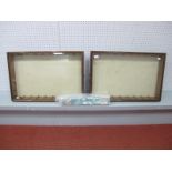 Two Glass Fronted Wooden Display Cabinets, suitable for displaying 1:43rd scale diecast model