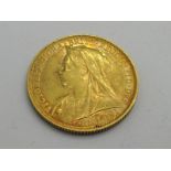 Queen Victoria Sovereign, 1900, (8.0g).