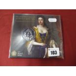 The Royal Mint 2014 UK £5 BU Coin 'The 300th Anniversary of The Death of Queen Anne, in original