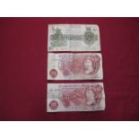 Three United Kingdom Banknotes, all Ten Shillings denominations to include King George V Ten