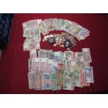 Approximately One Hundred Circulated Banknotes, to include Bermuda Government One Pound 1/10/1966,