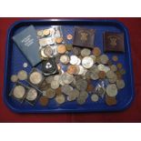 A Collection of Mainly G.B. Pre-Decimal Coins, including G.B. Five Pounds 2007, Festival of