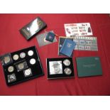 An Interesting Collection of Coins, to include The Royal Mint 50th Anniversary of The Death of Sir