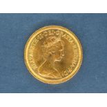 A Queen Elizabeth II Sovereign, 1978.