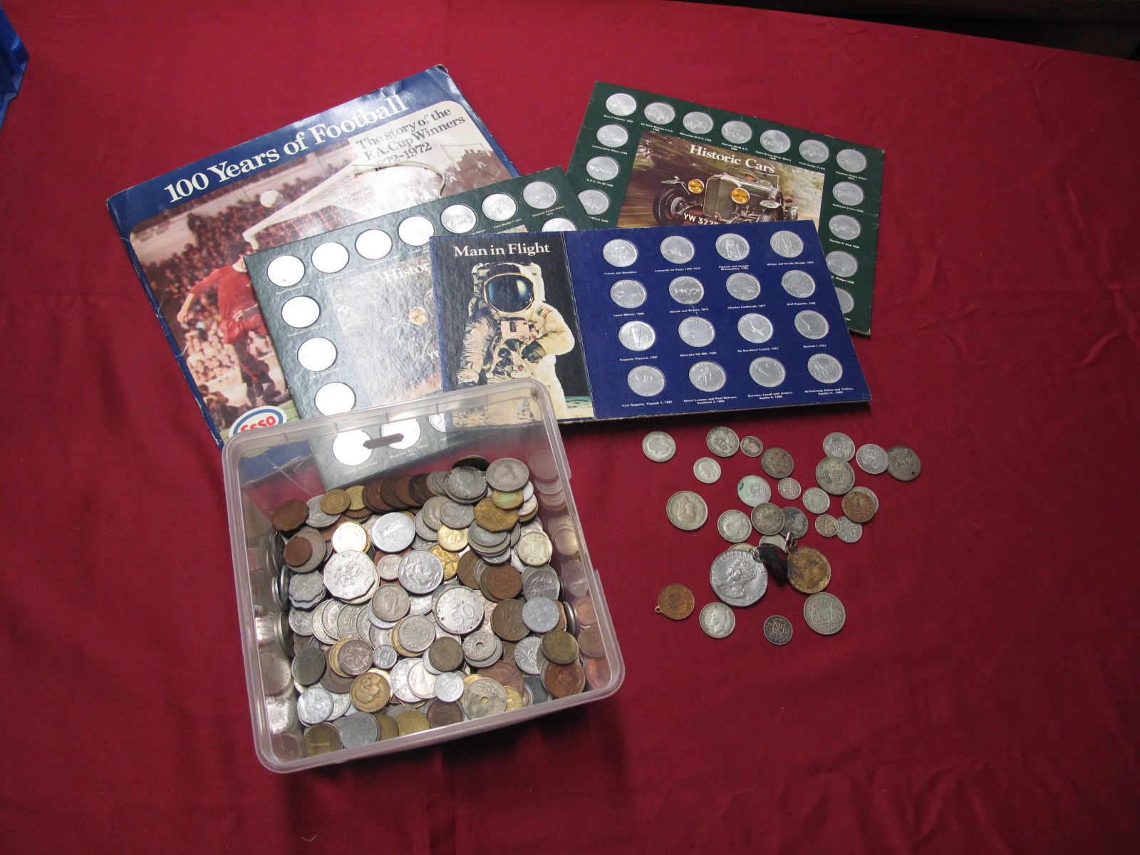 A Collection of Great Britain and Overseas Coins, to include Florin 1951 Australia, New Zealand