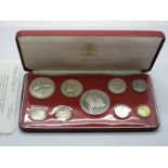 A Franklin Mint Issue 1974 Commonwealth of The Bahamas Proof Coin Set, accompanied by literature