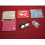 Royal Mint Cased Cyprus One Pound and 500 Mils Silver Proof Coin 1976, Royal Mint coin sets