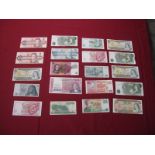 Approximately Twenty Predominately Redeemable Banknotes, to include Central Bank of Ireland £10,