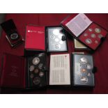 Four Royal Canadian Mint Annual Coin Sets, to include 1973, 1976, 1980, 1981, together with a