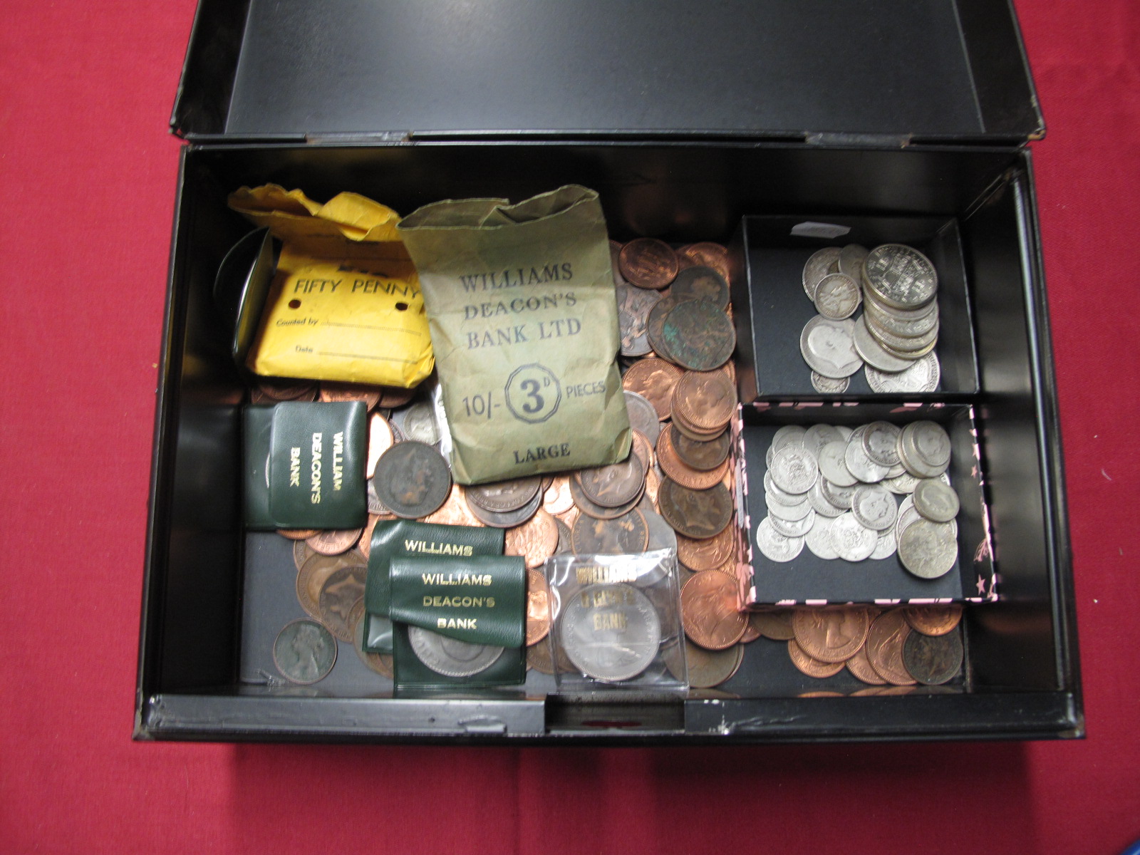 A Quantity of Predominantly GB Pre-Decimal Coins, including over Two Pounds (total face value) of