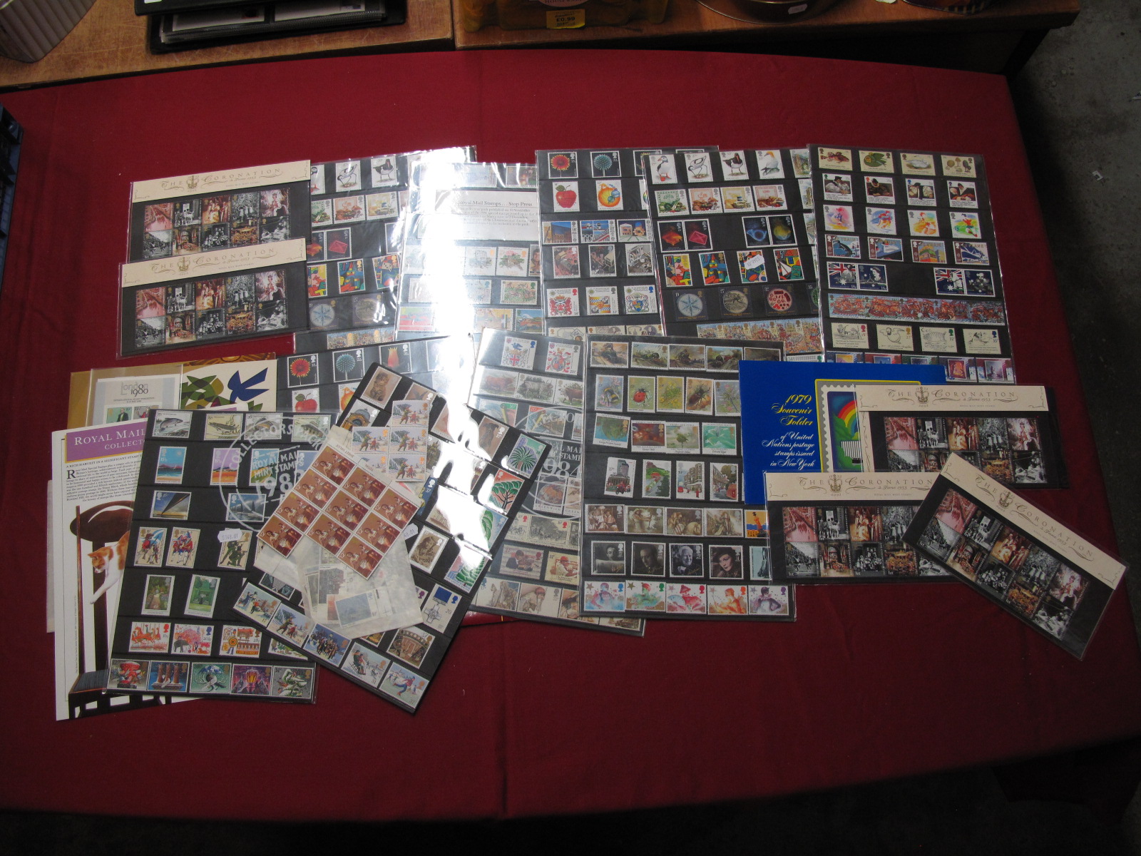 A Collection of GB Decimal Stamps, in year packs, presentation packs and loose with a face value