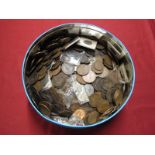 A Collection of Base Metal, predominately Pre-Decimal Coins, assorted denominations from