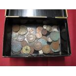 A Collection of Coins, to include Japan 2 Sen, 2 Pfenning Fredrich Wilhelm 1815, worthy of closer