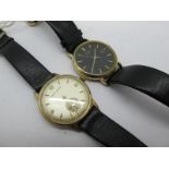 Smiths Astral, A Vintage 9ct Gold Cased Gent's Wristwatch, the signed dial with Arabic numerals,