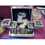 Assorted Costume Jewellery, including bracelets, earrings, Calvin Klein dress ring (boxed), etc