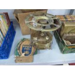 Svea 5 Swedish Camping Stove, brass finished 'The King of Stoves', 21cm high, boxed.