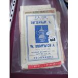 1947-8 Tottenham v. West Brom - Ross pirate. Hull v. Cheltenham, both F.A. Cup. 56-7 Briggs Sports