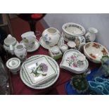 Portmeirion 'Botanic Garden' Pottery - Heart shaped and square bowls, candle holders, vases, jugs,