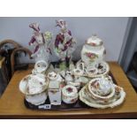 Royal Albert "Old Country Roses" Decorative Wares, including ginger jar, planter, bon bon dishes